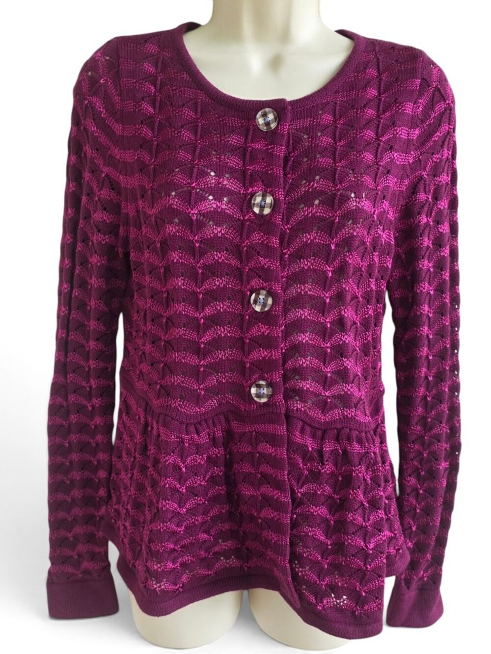 Matilda Jane paint by numbers cardigan sweater